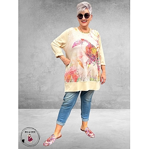 Frenzi 4U Long Shirt Toekan Print